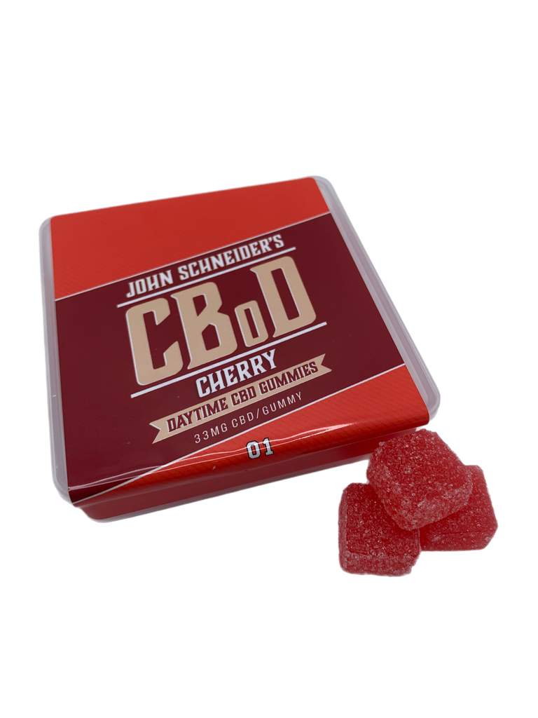 John Schneider's CBoD DAYTIME Gummies (Cherry)